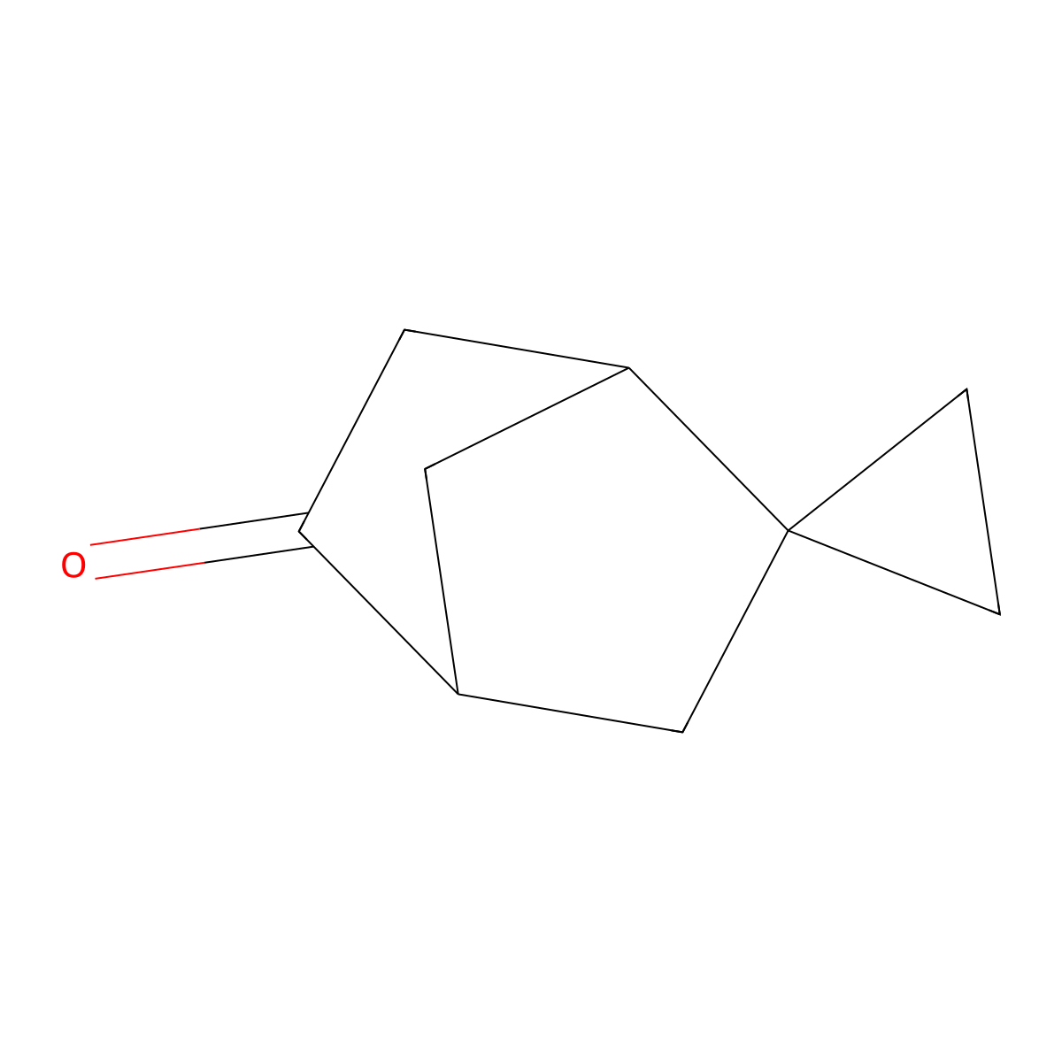 Spiro[bicyclo[2.2.1]heptane-2,1'-cyclopropane]-5-one molecular structure, CAS 140638-52-4