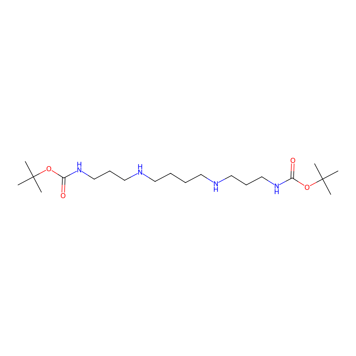 N1,N12-Di-boc-spermine molecular structure, CAS 140652-55-7