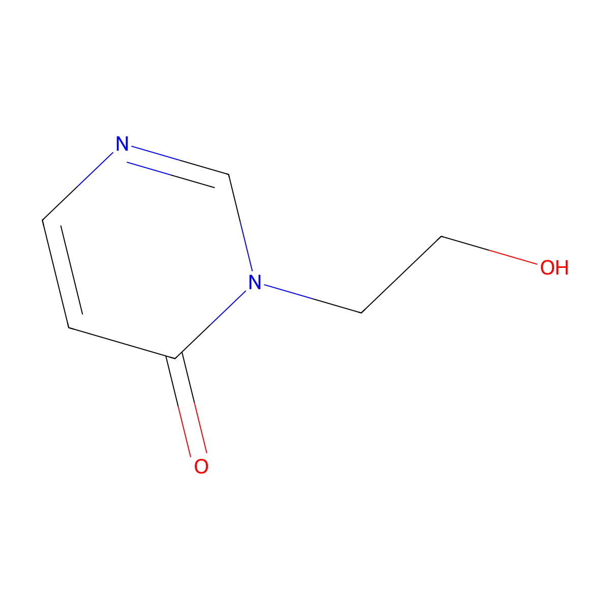 3-(2-Hydroxyethyl)-3,4-dihydropyrimidin-4-one molecular structure, CAS 1406628-64-5