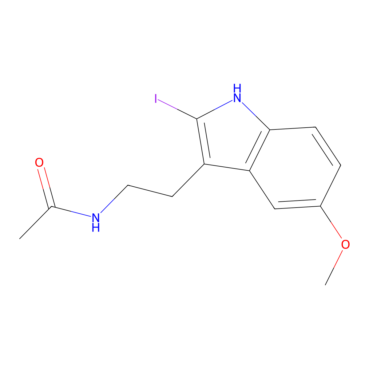 2-(125I)Iodomelatonin molecular structure, CAS 140671-15-4