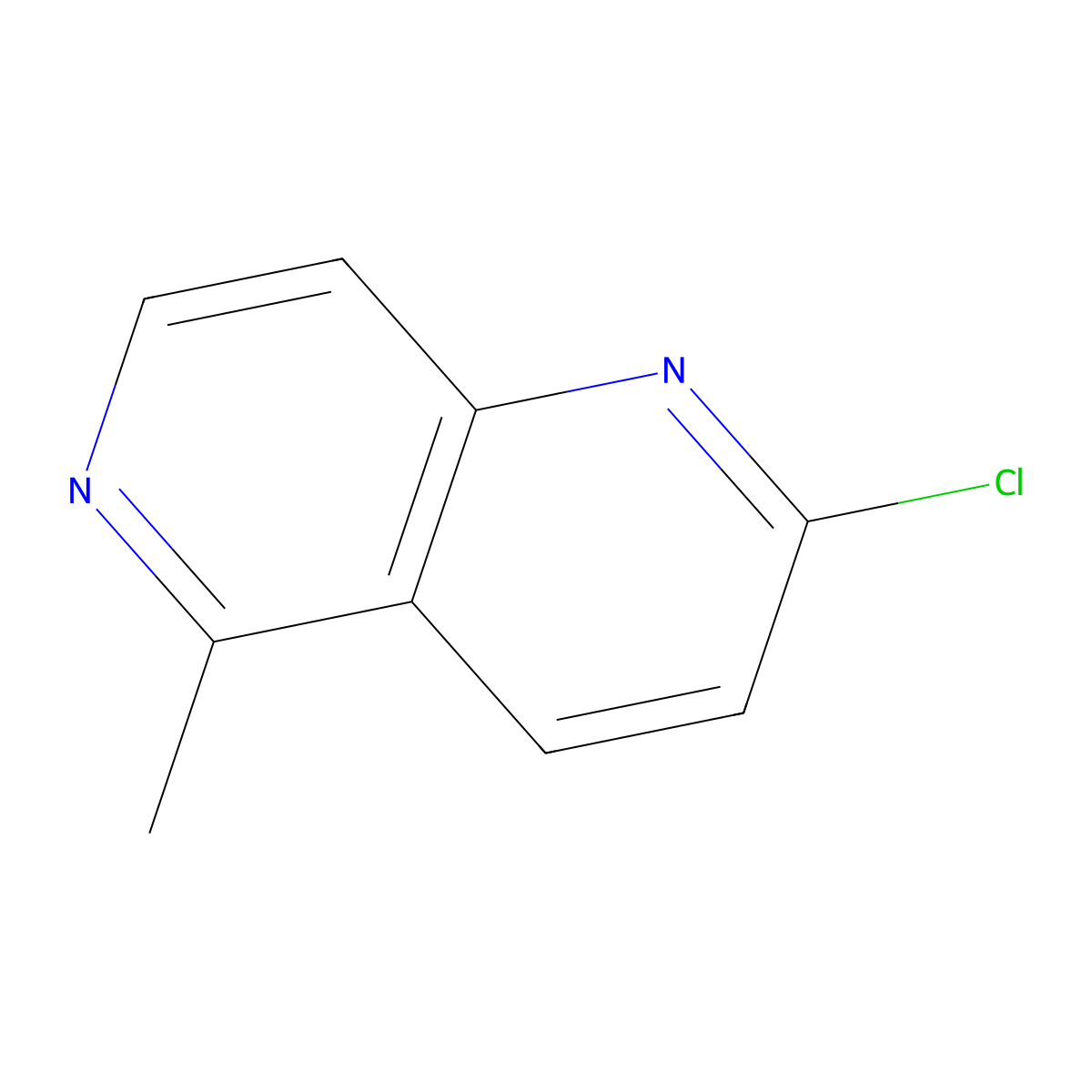 2-Chloro-5-methyl-1,6-naphthyridine molecular structure, CAS 140692-93-9
