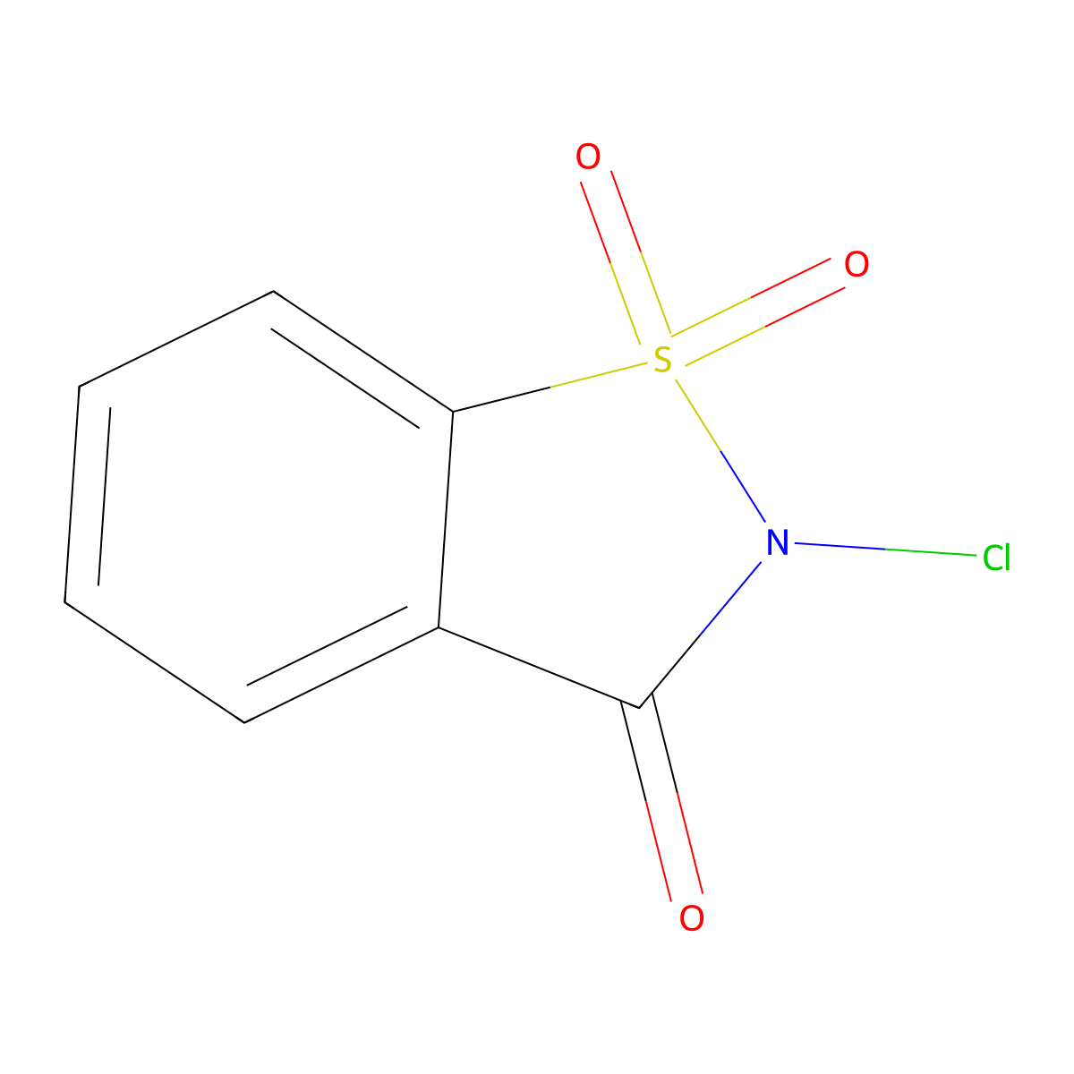 N-Chlorosaccharin molecular structure, CAS 14070-51-0