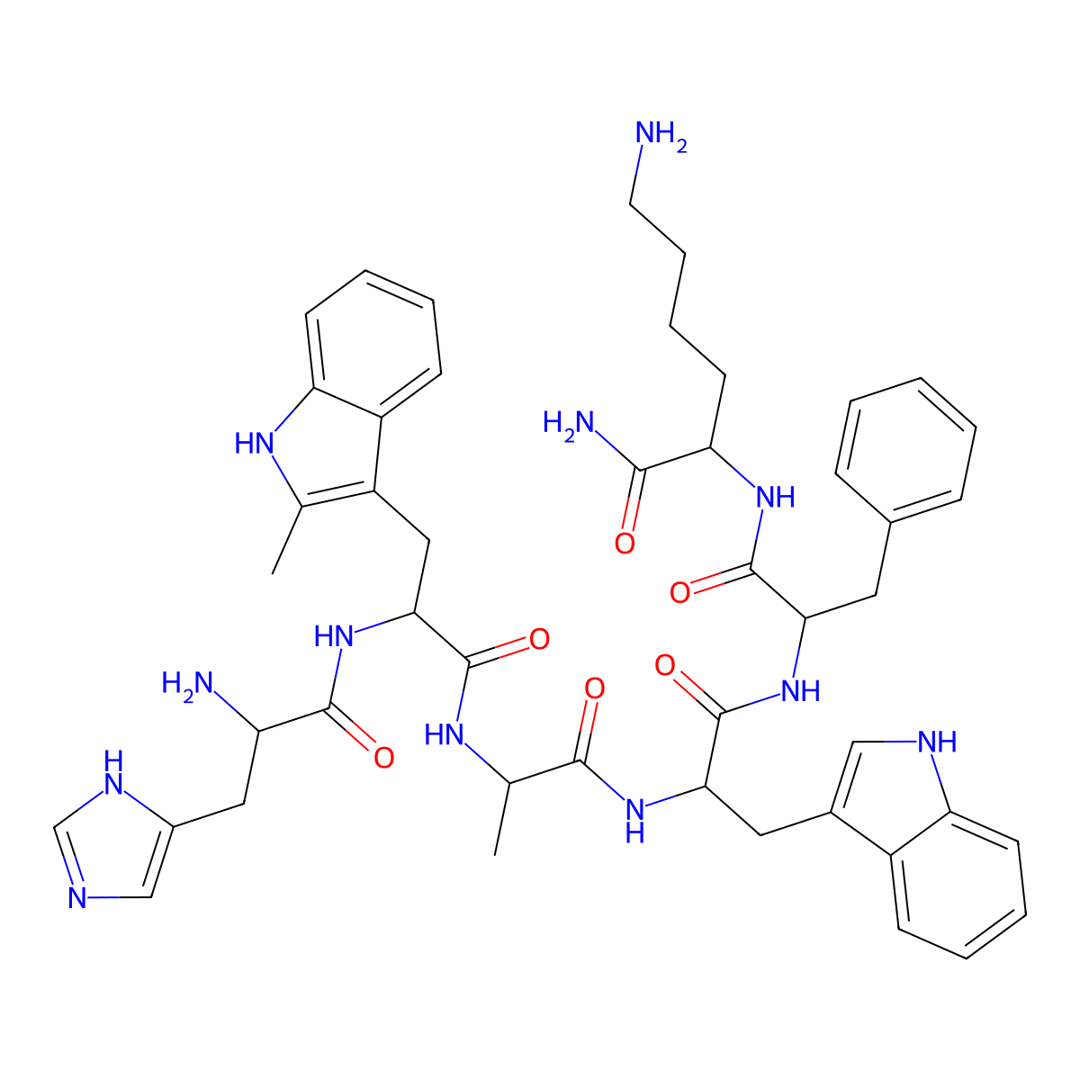 Examorelin molecular structure, CAS 140703-51-1