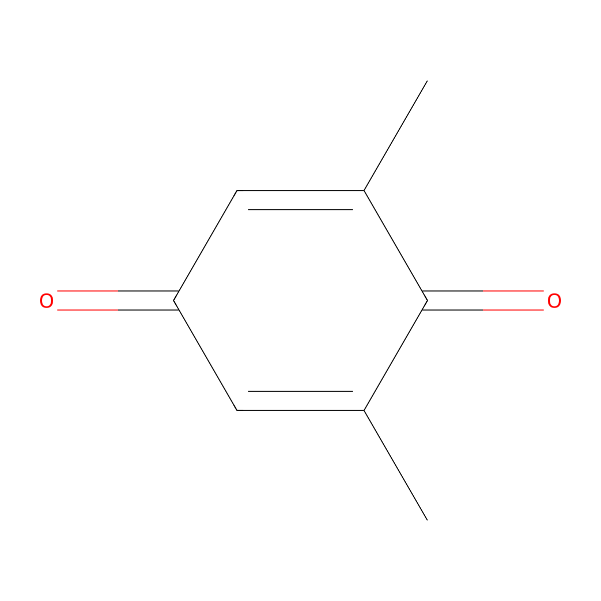 2,6-Dimethyl-1,4-benzoquinone molecular structure, CAS 14071-93-3