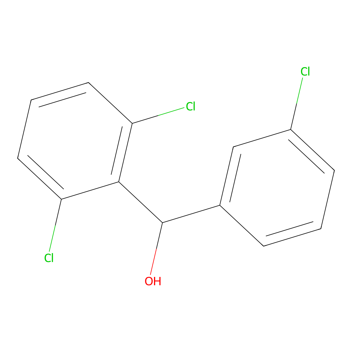 2,6-Dichloro-alpha-(3-chlorophenyl)benZenemethanol molecular structure, CAS 1407114-65-1