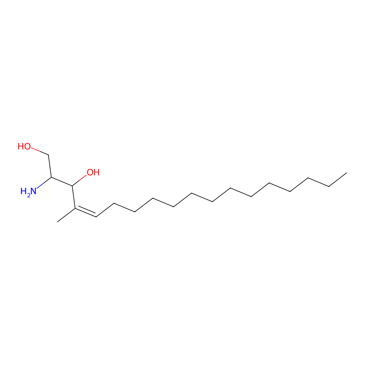 cis-4-Methylsphingosine molecular structure, CAS 1407154-31-7