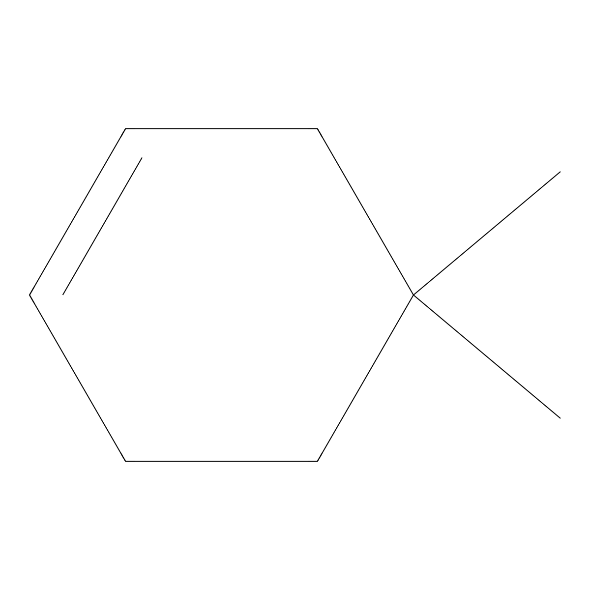 4,4-Dimethylcyclohexene molecular structure, CAS 14072-86-7