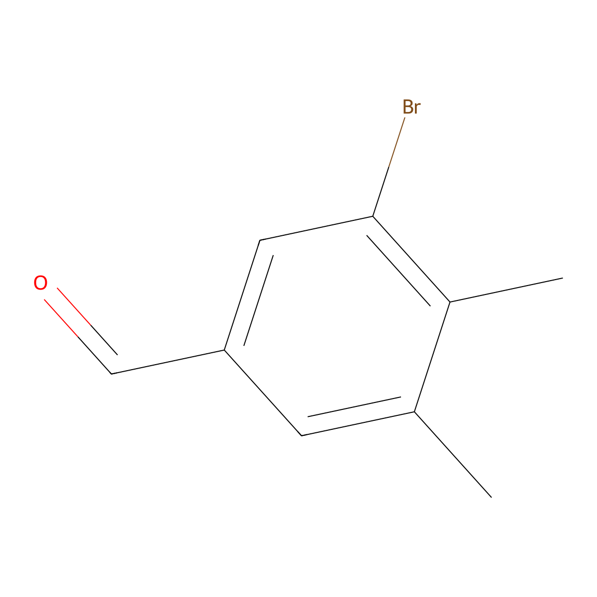 3-Bromo-4,5-dimethylbenzaldehyde molecular structure, CAS 1407522-47-7