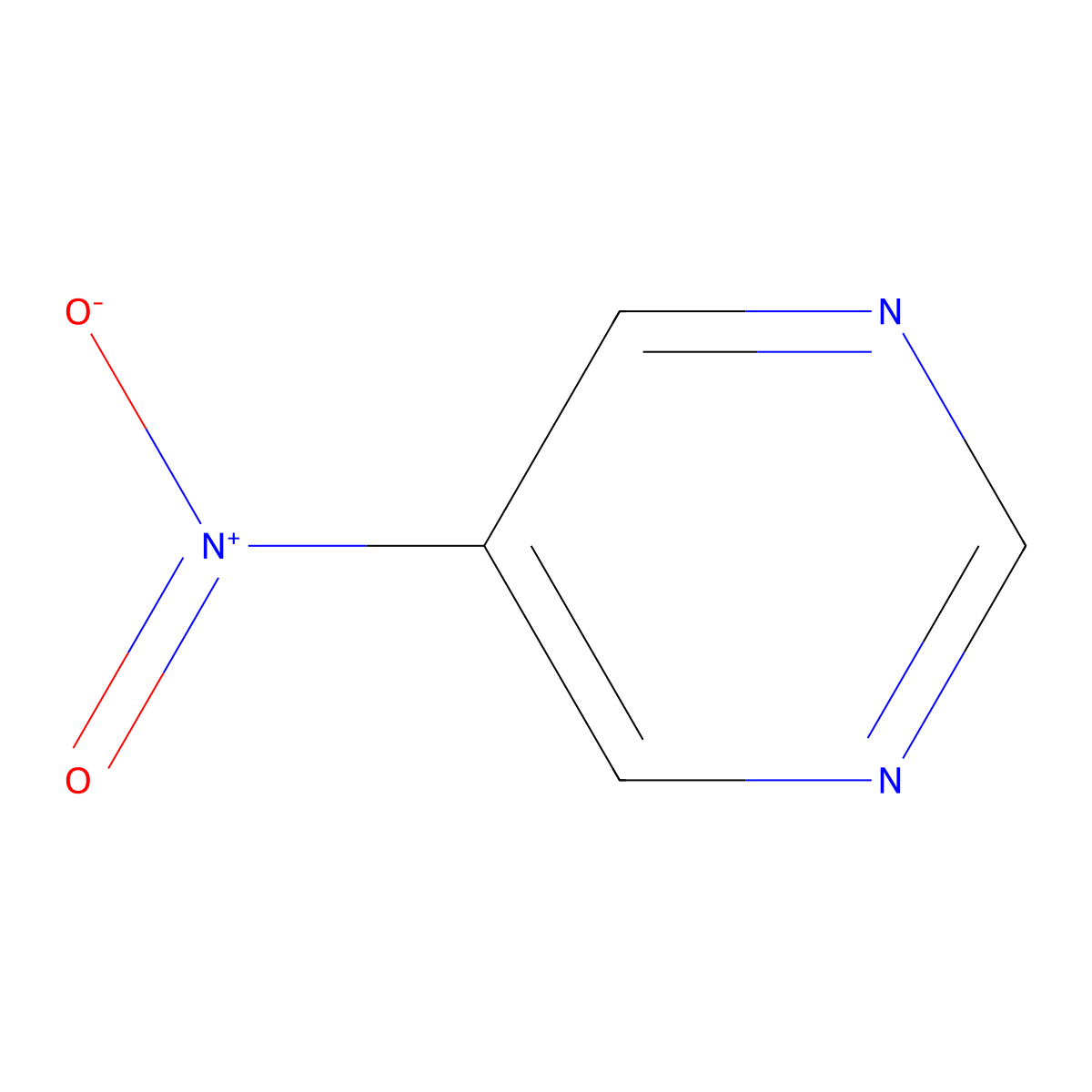 5-Nitropyrimidine molecular structure, CAS 14080-32-1