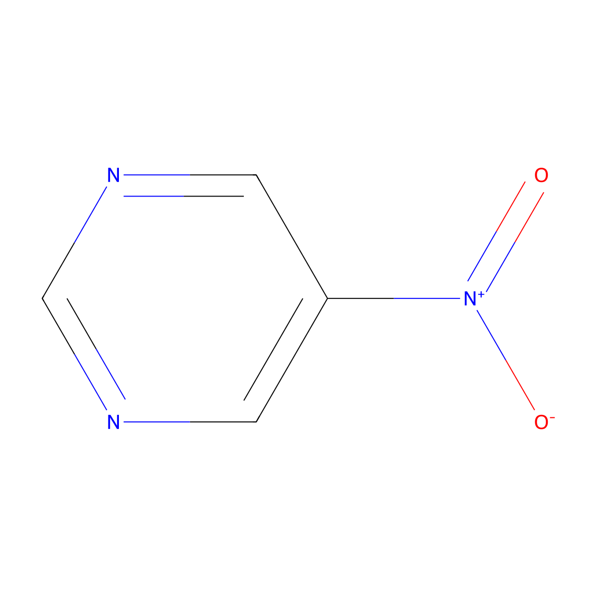 5-Nitropyrimidine molecular structure, CAS 14080-32-1