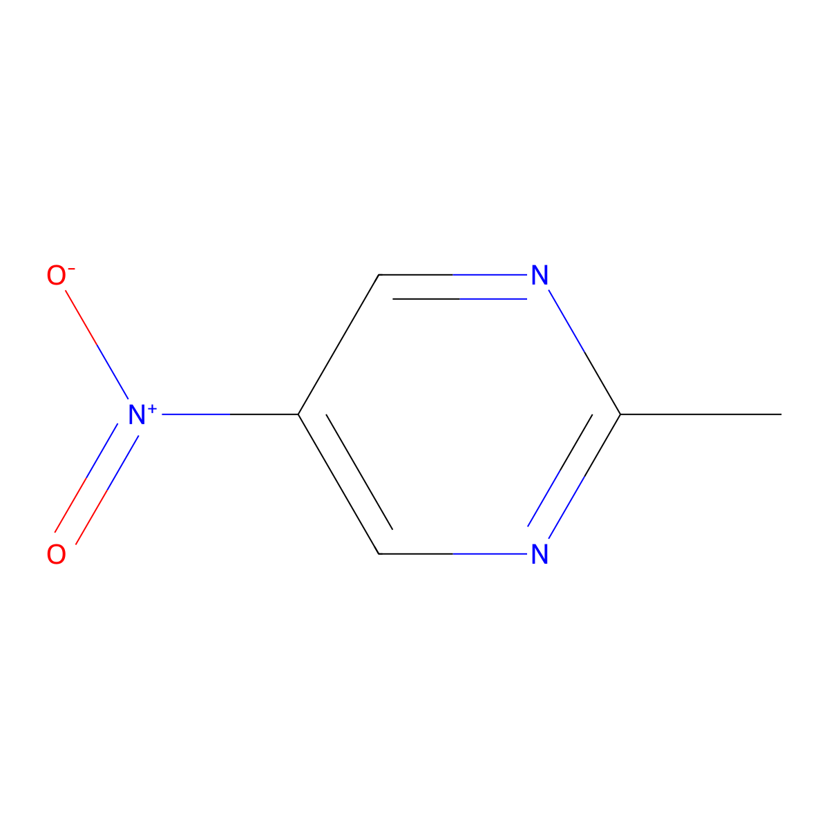 2-Methyl-5-nitropyrimidine molecular structure, CAS 14080-34-3