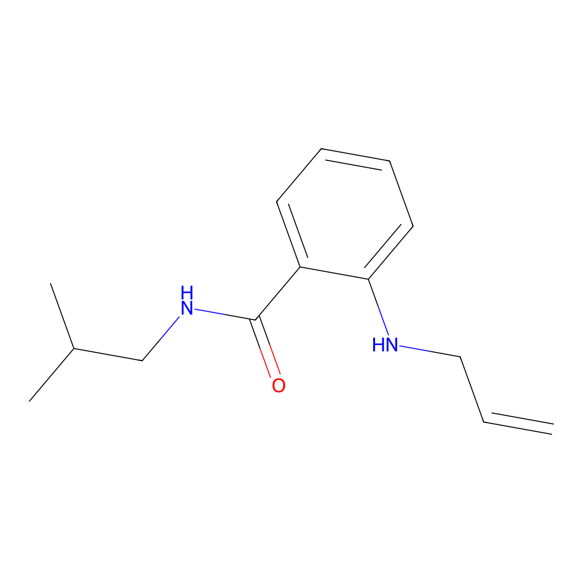 2-(Allylamino)-N-isobutylbenzamide molecular structure, CAS 1408002-76-5