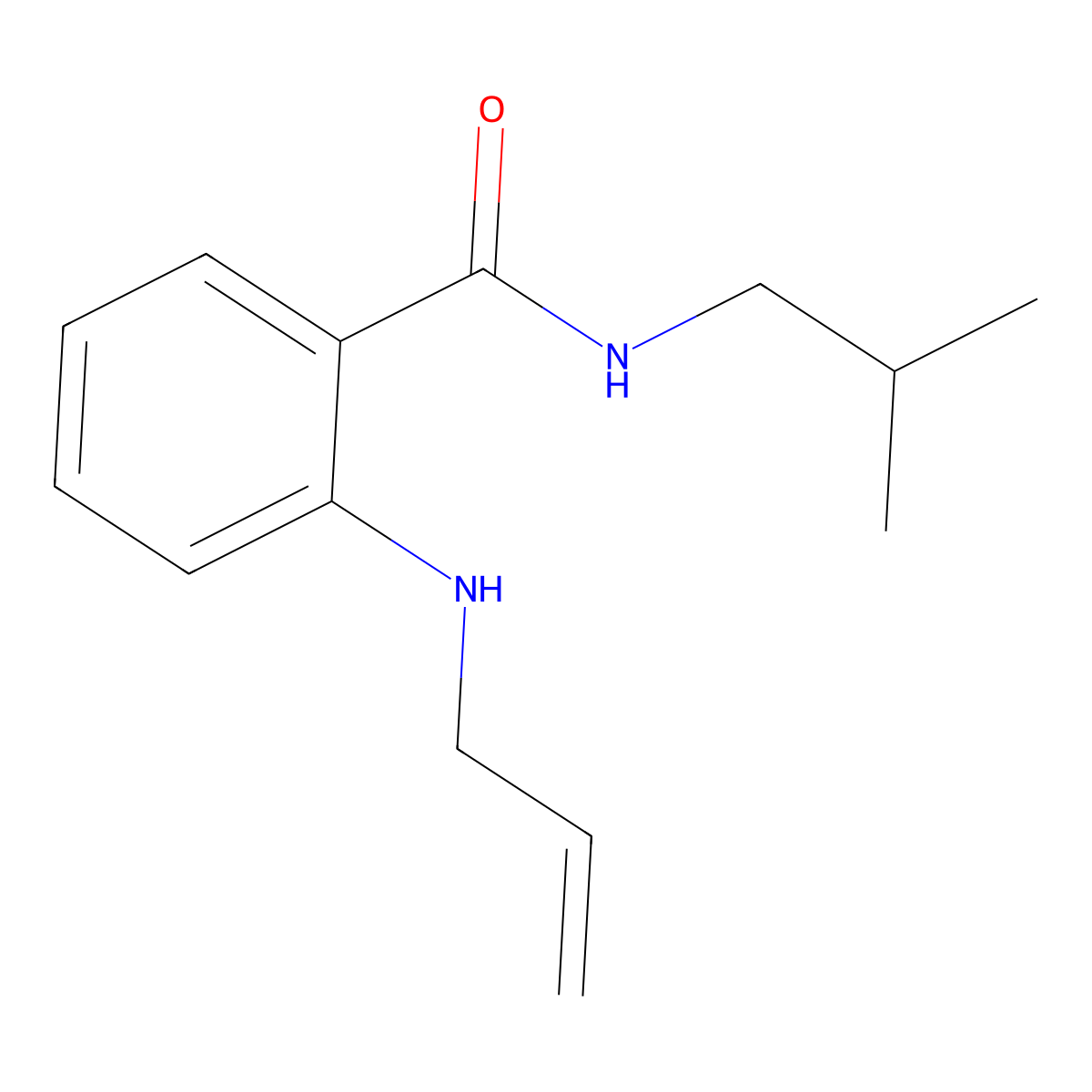 2-(Allylamino)-N-isobutylbenzamide molecular structure, CAS 1408002-76-5
