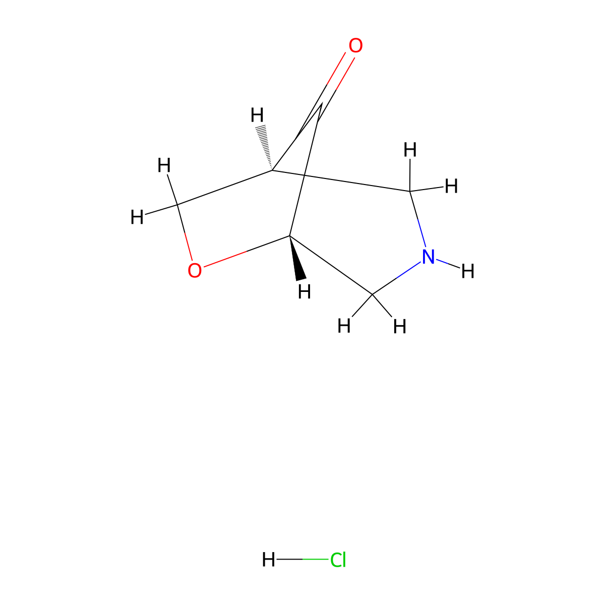 (1S,5S)-6-Oxa-3-azabicyclo[3.2.1]octan-8-one hydrochloride molecular structure, CAS 1408002-79-8