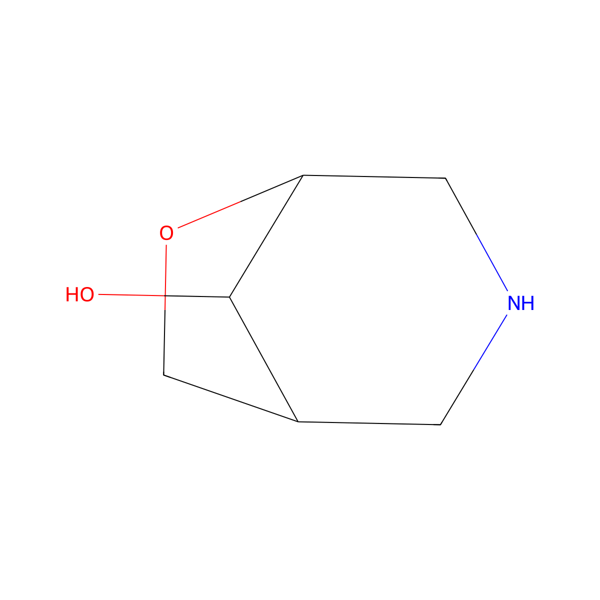 exo-8-Hydroxy-6-oxa-3-azabicyclo[3.2.1]octane molecular structure, CAS 1408076-41-4