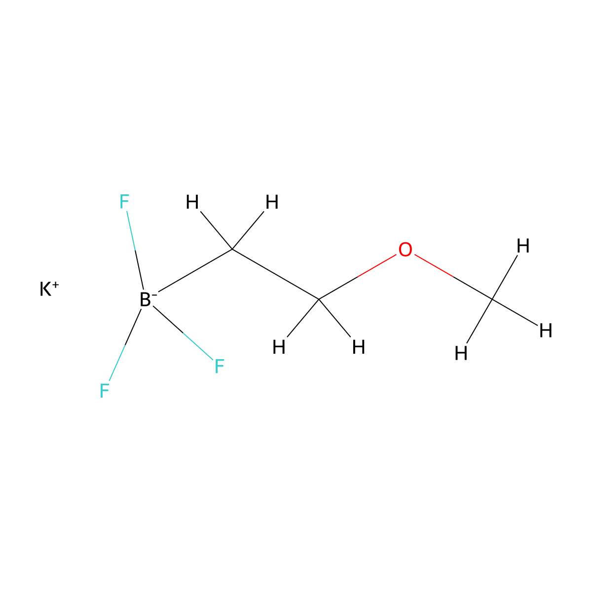 Potassium (2-methoxyethyl)trifluoroborate molecular structure, CAS 1408168-69-3