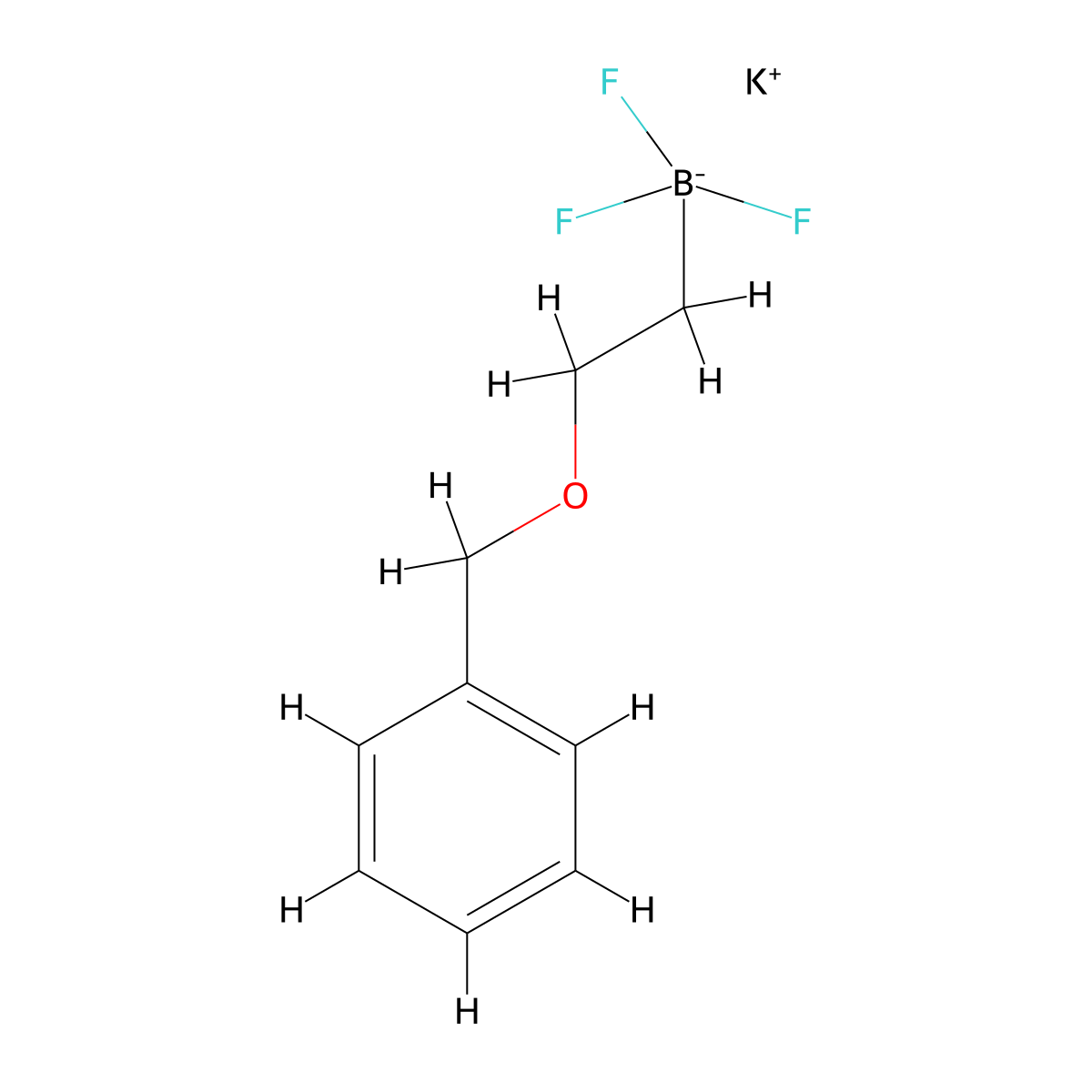 Potassium (2-(benzyloxy)ethyl)trifluoroborate molecular structure, CAS 1408168-73-9