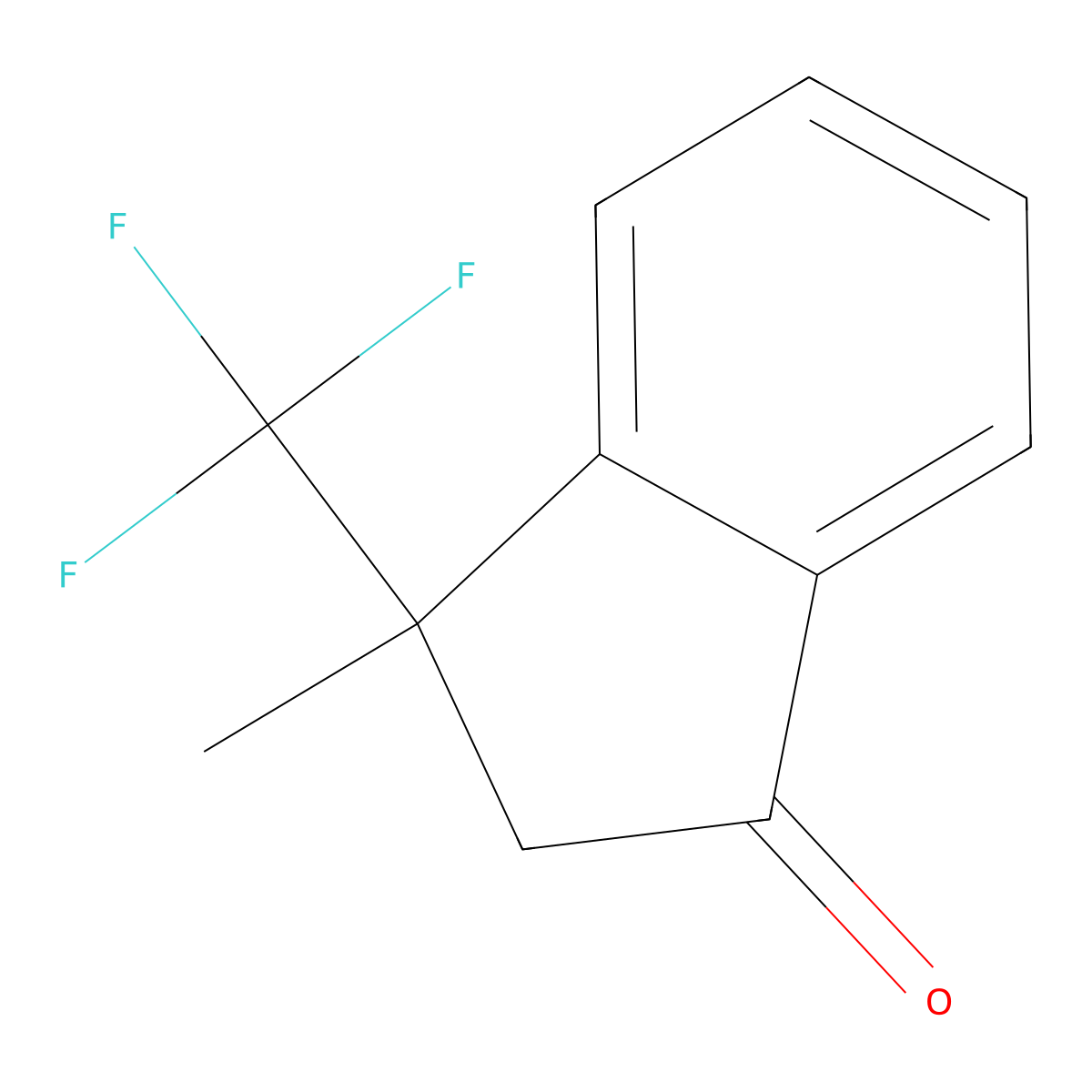 3-Methyl-3-(trifluoromethyl)indan-1-one molecular structure, CAS 1408236-74-7