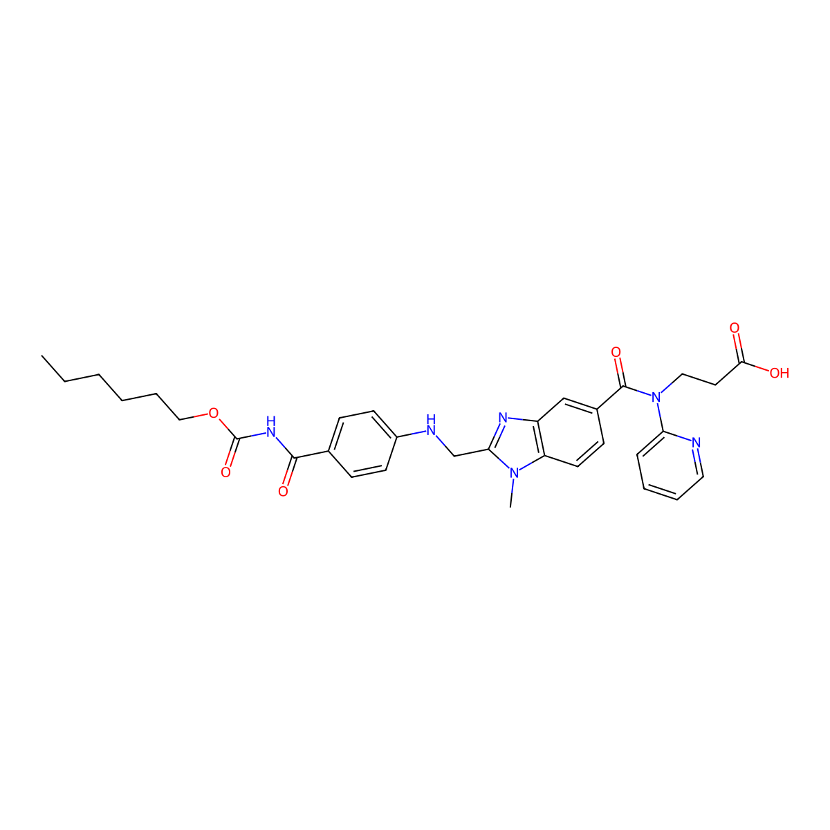 Dabigatran impurity P molecular structure, CAS 1408238-37-8