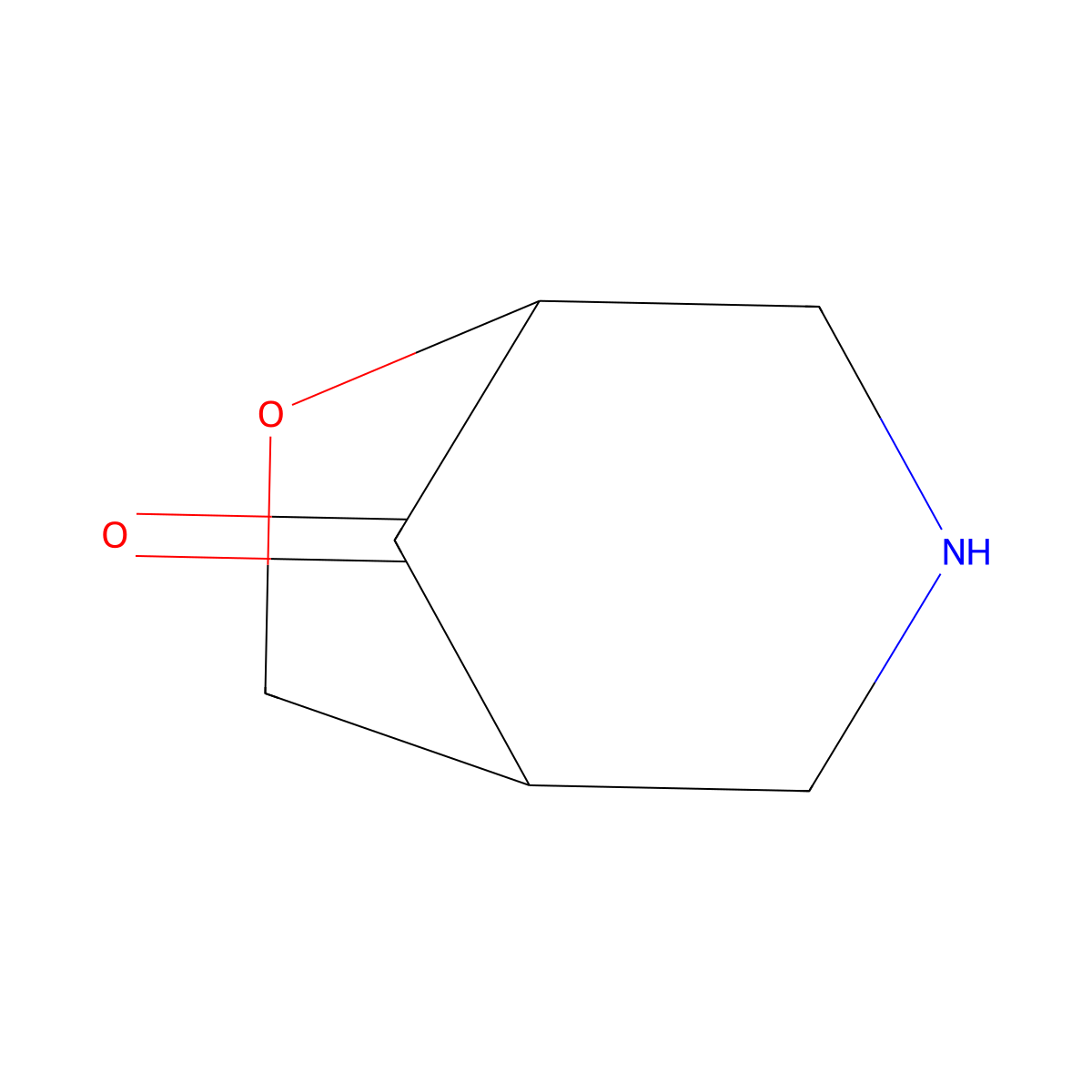 (1S,5S)-6-Oxa-3-azabicyclo[3.2.1]octan-8-one molecular structure, CAS 1408277-87-1