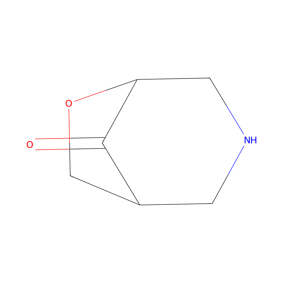 6-Oxa-3-azabicyclo[3.2.1]octan-8-one molecular structure, CAS 1408278-14-7