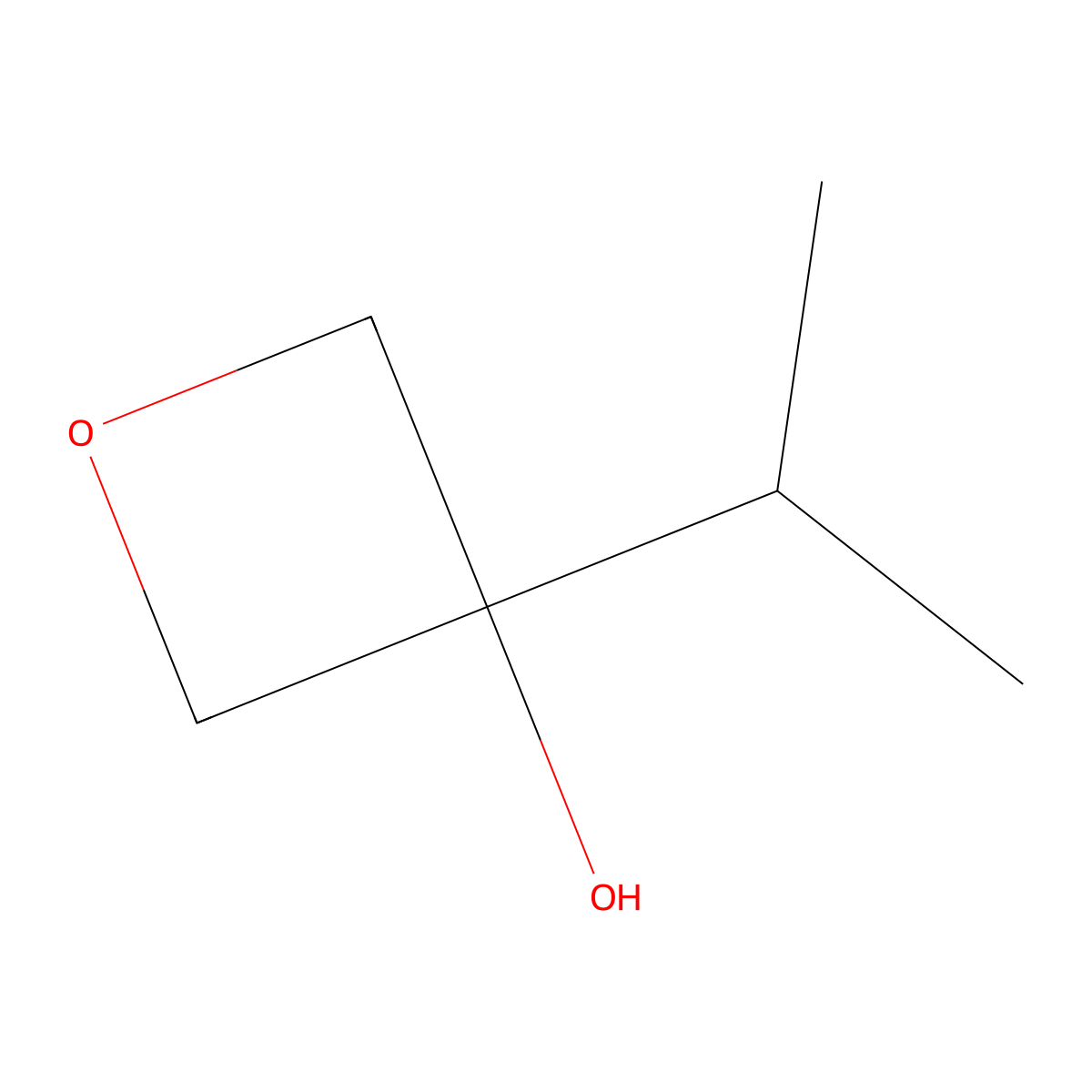 3-Isopropyloxetan-3-OL molecular structure, CAS 1408291-62-2