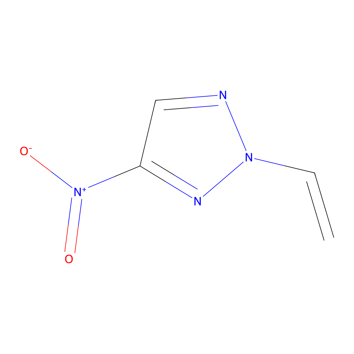 2-ethenyl-4-nitro-2H-1,2,3-triazole molecular structure, CAS 140862-00-6
