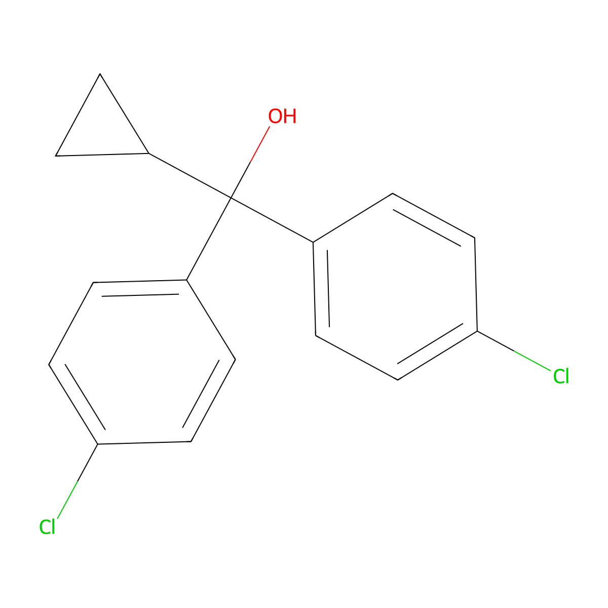 Proclonol molecular structure, CAS 14088-71-2