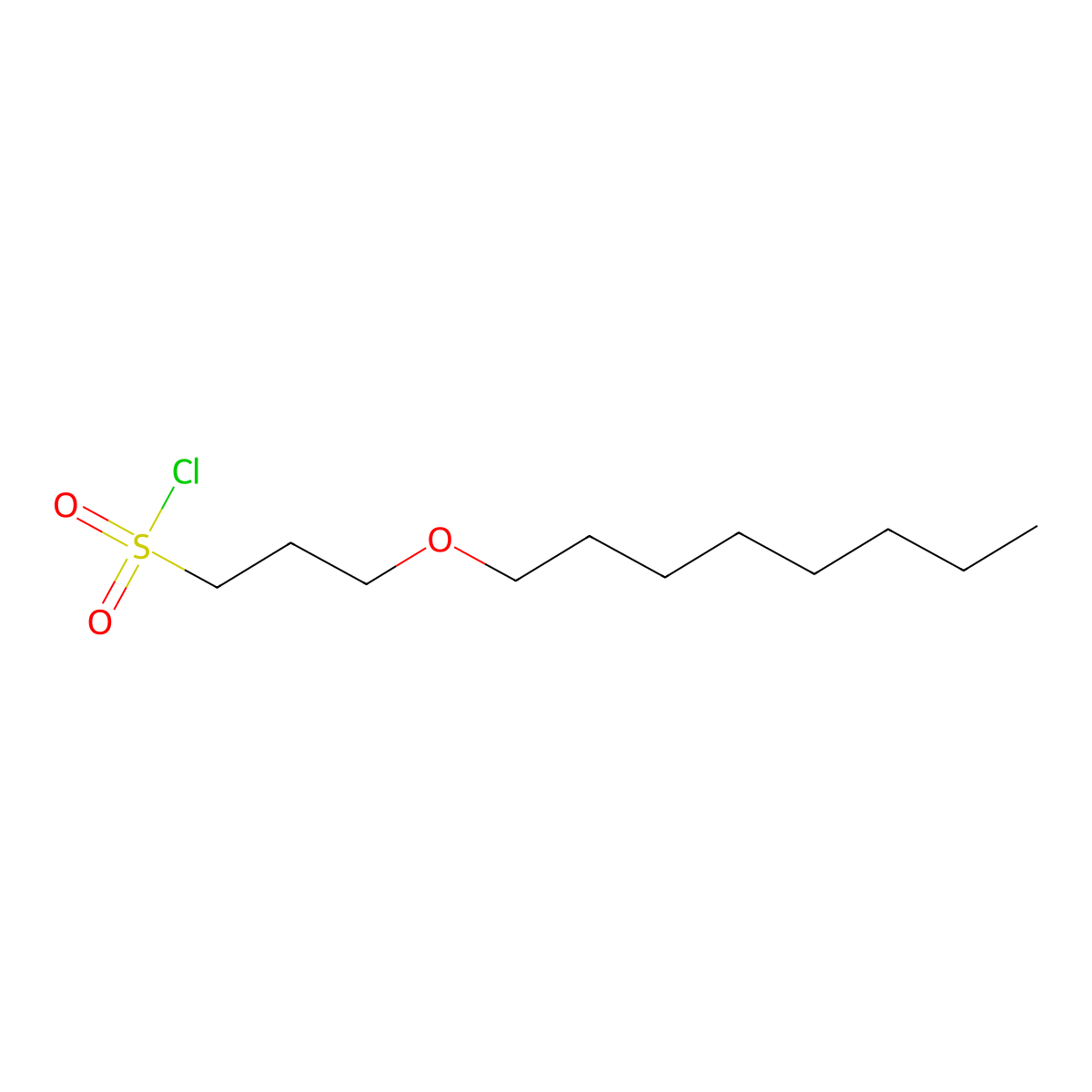 3-(Octyloxy)propane-1-sulfonyl chloride molecular structure, CAS 1408944-59-1