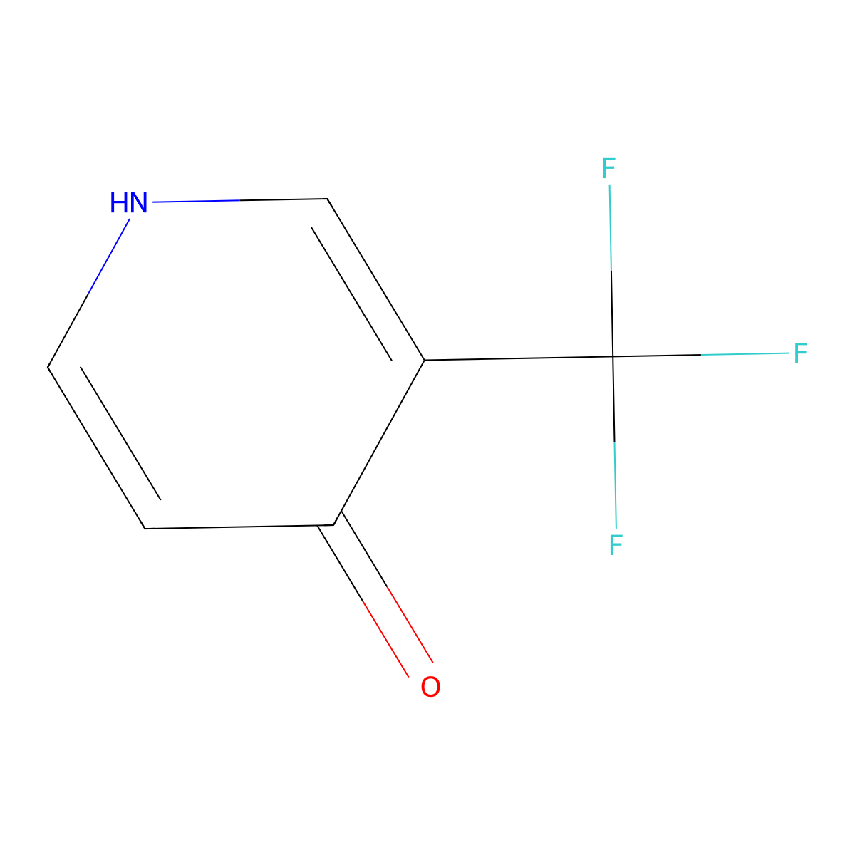 3-(Trifluoromethyl)pyridin-4-OL molecular structure, CAS 140899-19-0