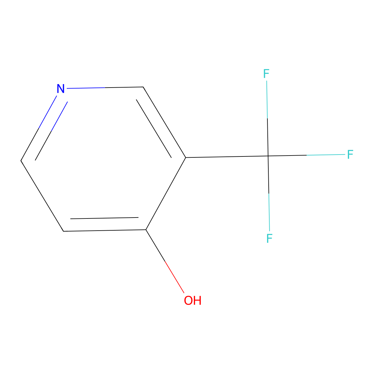 3-(Trifluoromethyl)pyridin-4-OL molecular structure, CAS 140899-19-0