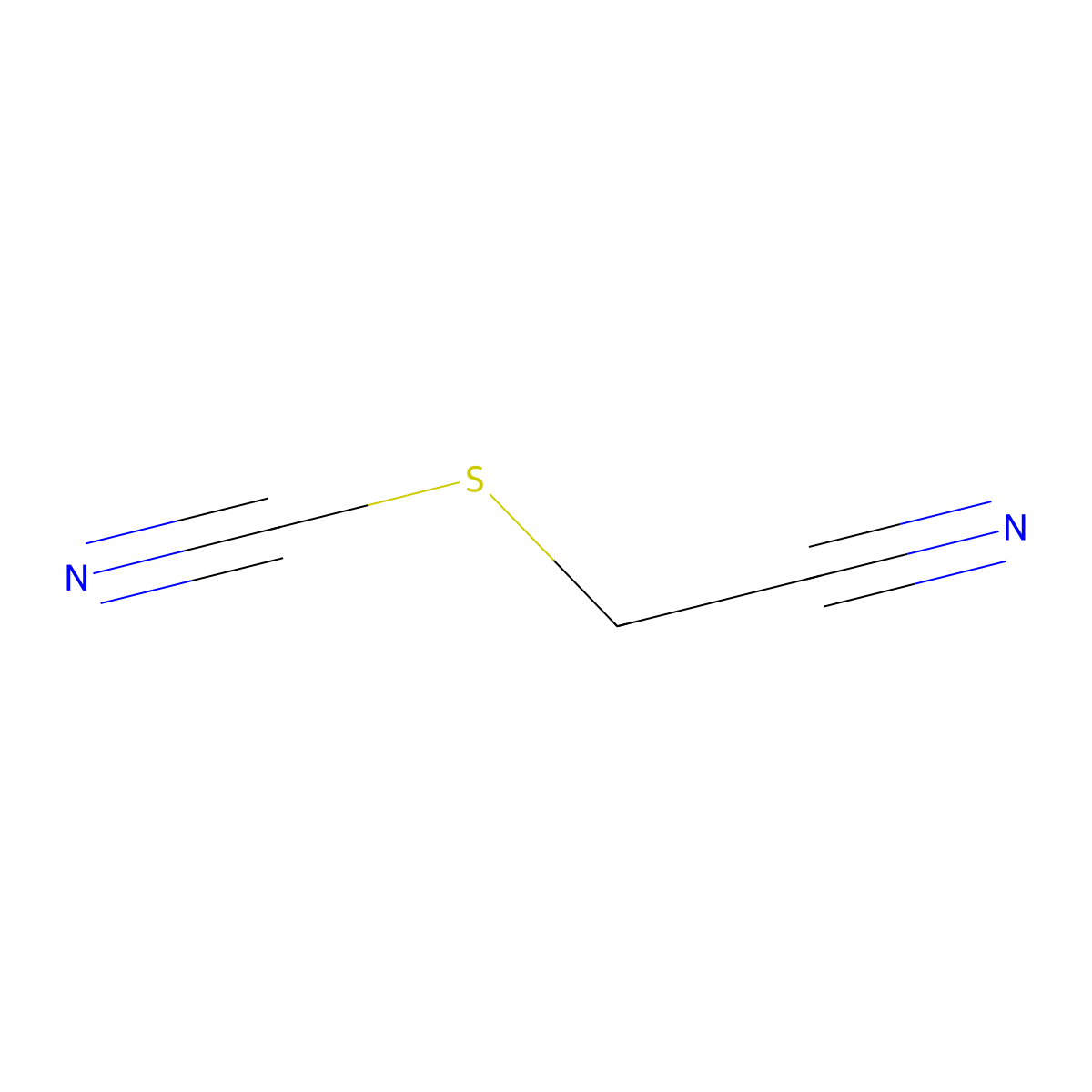 2-Thiocyanatoacetonitrile molecular structure, CAS 14090-64-3