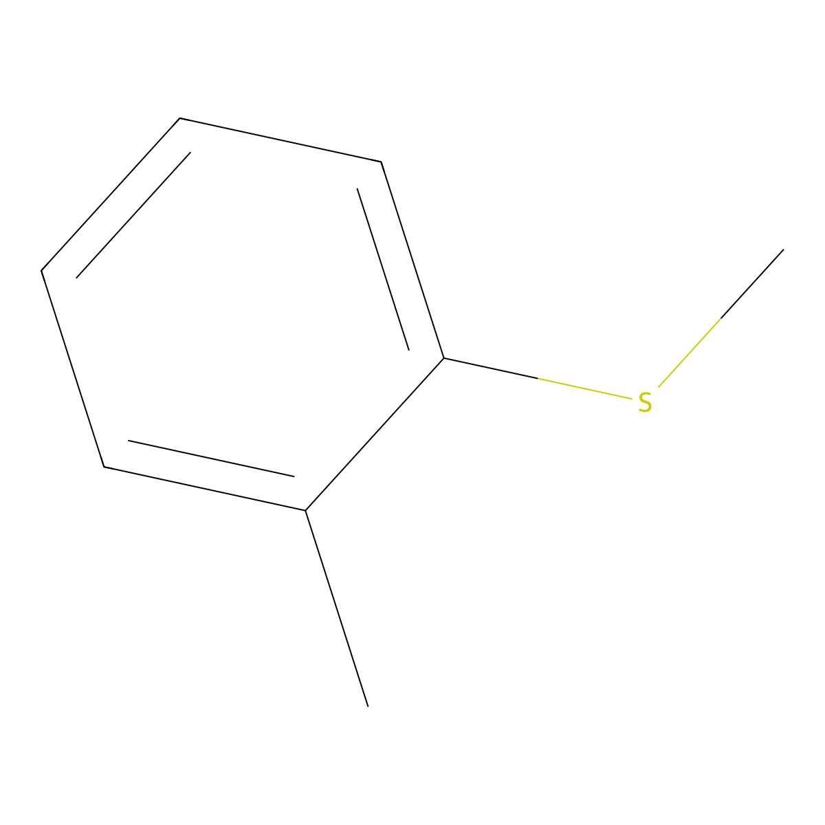 1-Methyl-2-(methylsulfanyl)benzene molecular structure, CAS 14092-00-3