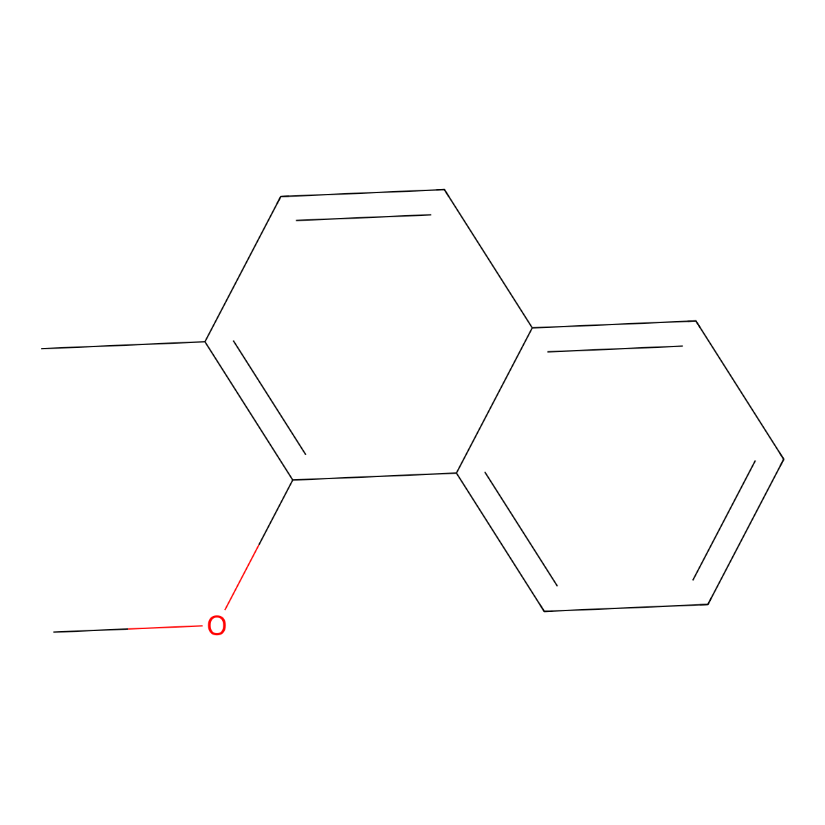 1-Methoxy-2-methylnaphthalene molecular structure, CAS 14093-86-8