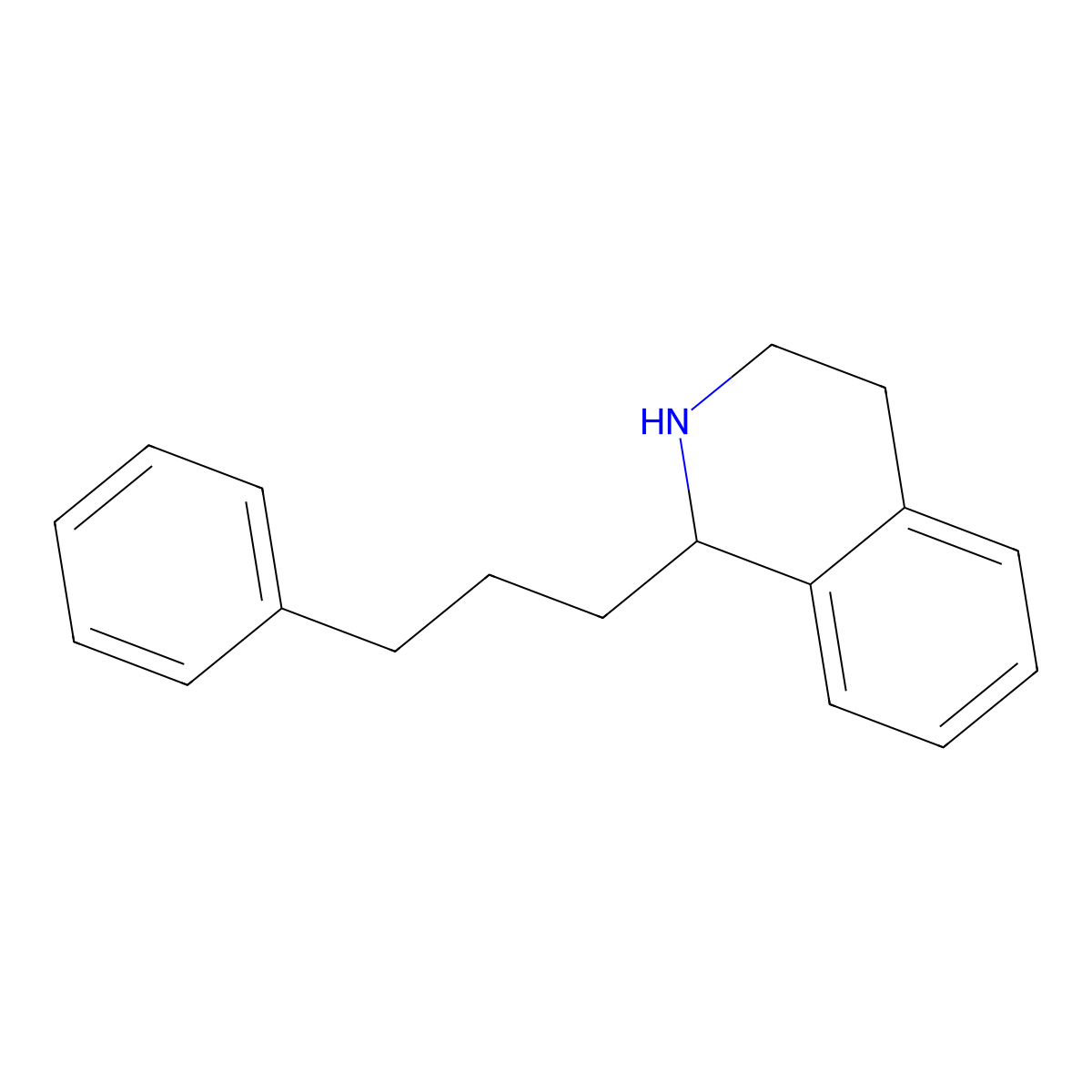 1-(3-Phenylpropyl)-1,2,3,4-tetrahydroisoquinoline molecular structure, CAS 1409425-37-1