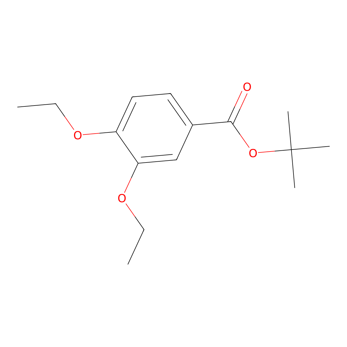 Tert-butyl 3,4-diethoxybenzoate molecular structure, CAS 1409513-21-8