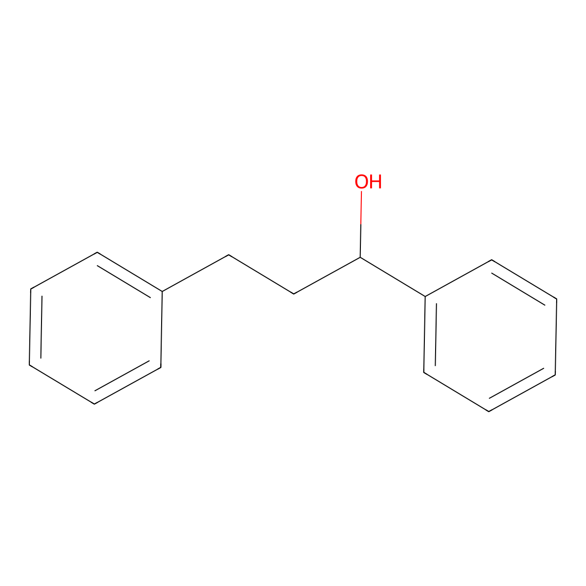 1,3-Diphenylpropan-1-ol molecular structure, CAS 14097-24-6
