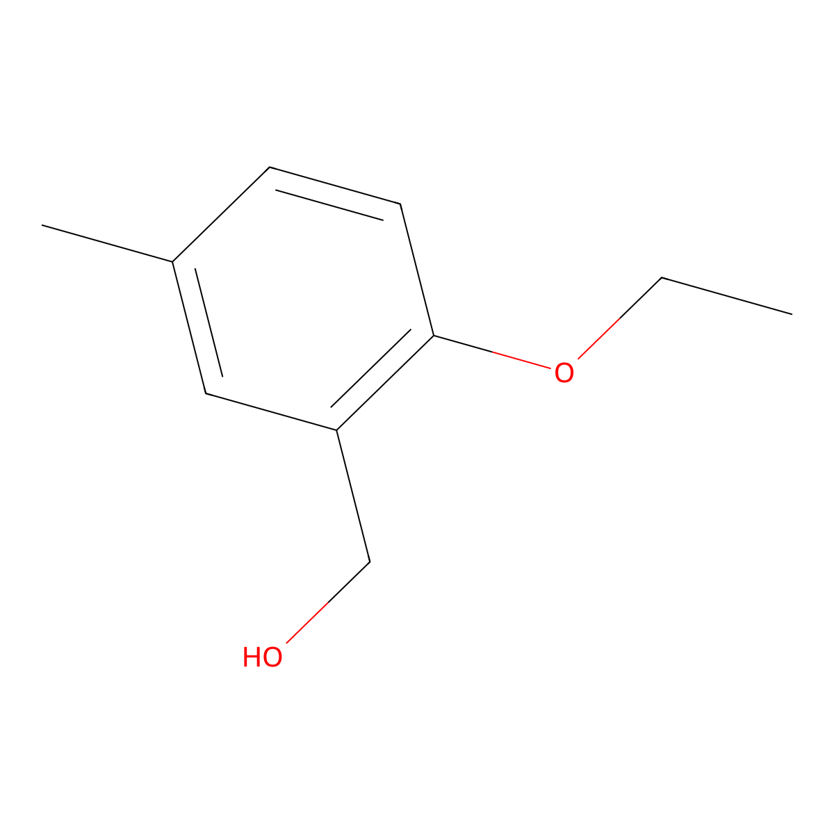(2-Ethoxy-5-methylphenyl)methanol molecular structure, CAS 1409767-31-2