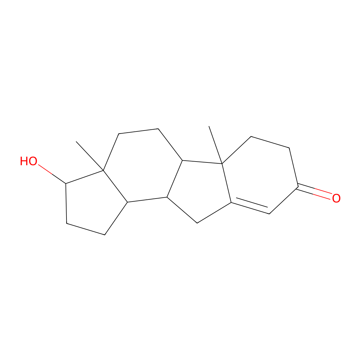(3s,3As,5as,5br,10ar,10bs)-3-hydroxy-3a,5b-dimethyl-2,3,3a,4,5,5a,5b,6,7,10,10a,10b-dodecahydrocyclopenta[a]fluoren-8(1h)-one molecular structure, CAS 14099-19-5