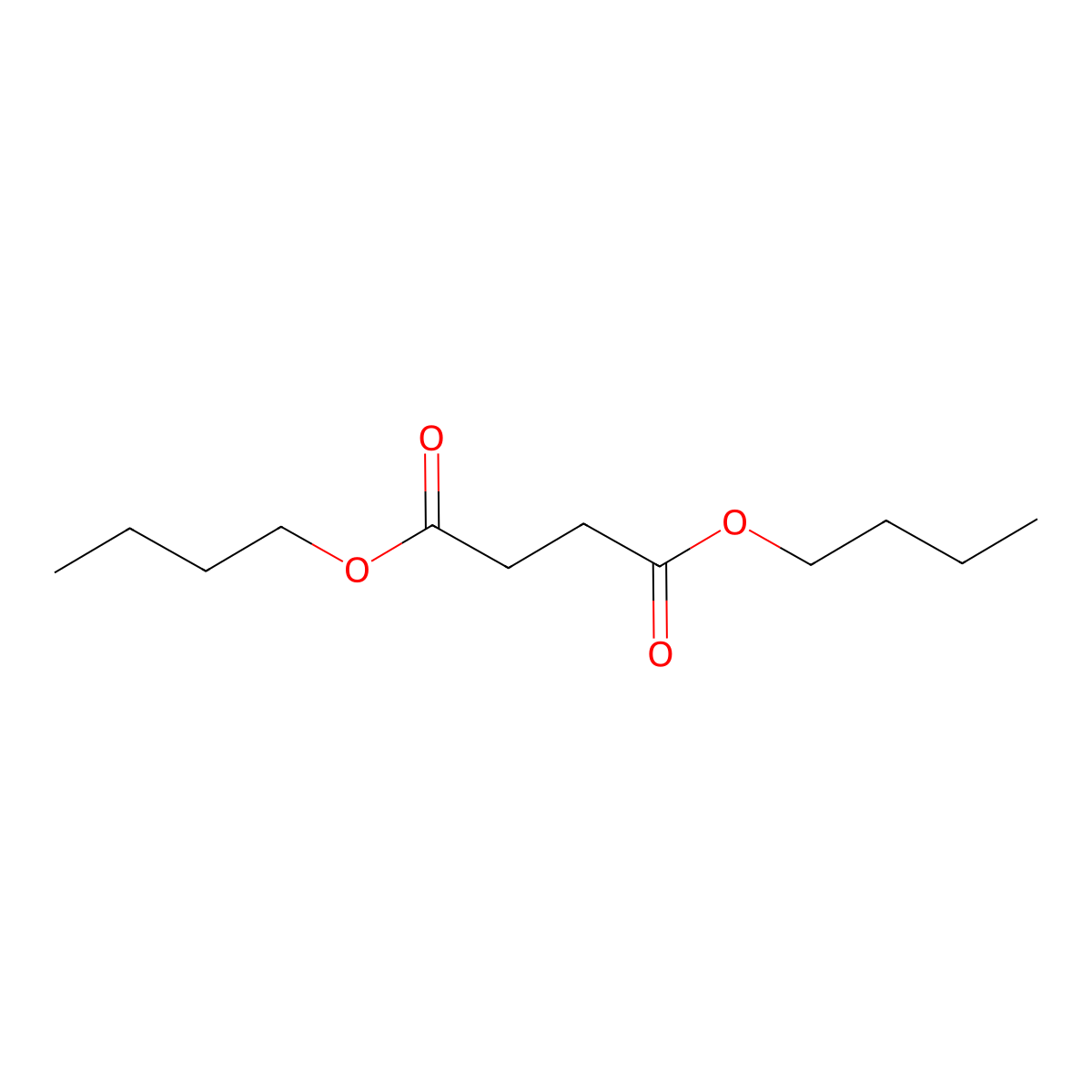 Dibutyl succinate molecular structure, CAS 141-03-7