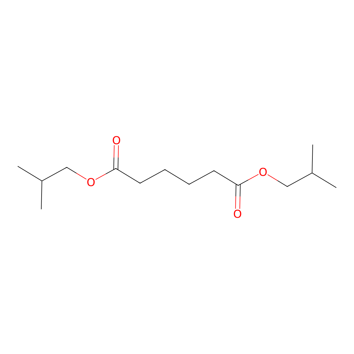 Diisobutyl Adipate molecular structure, CAS 141-04-8