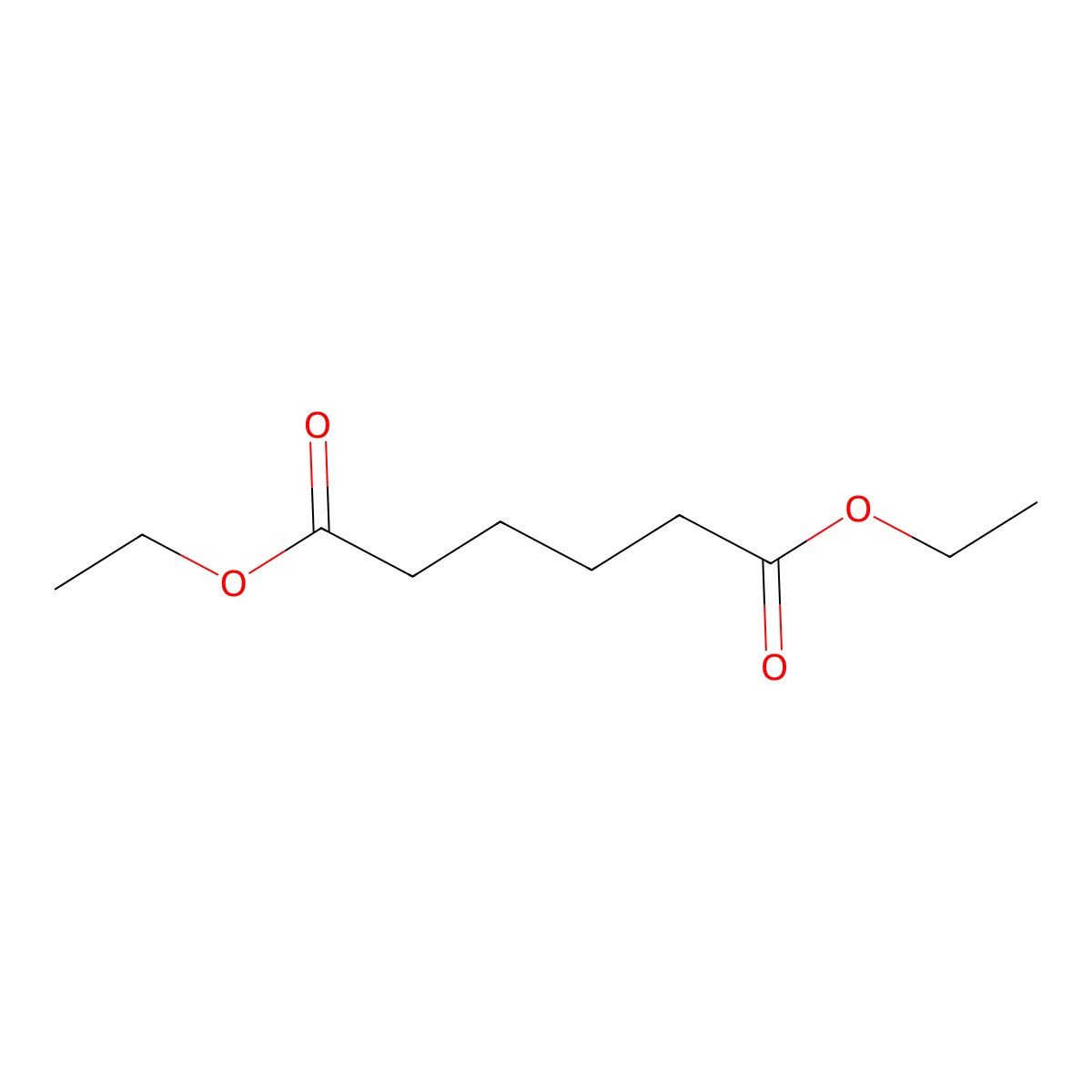 Diethyl Adipate molecular structure, CAS 141-28-6