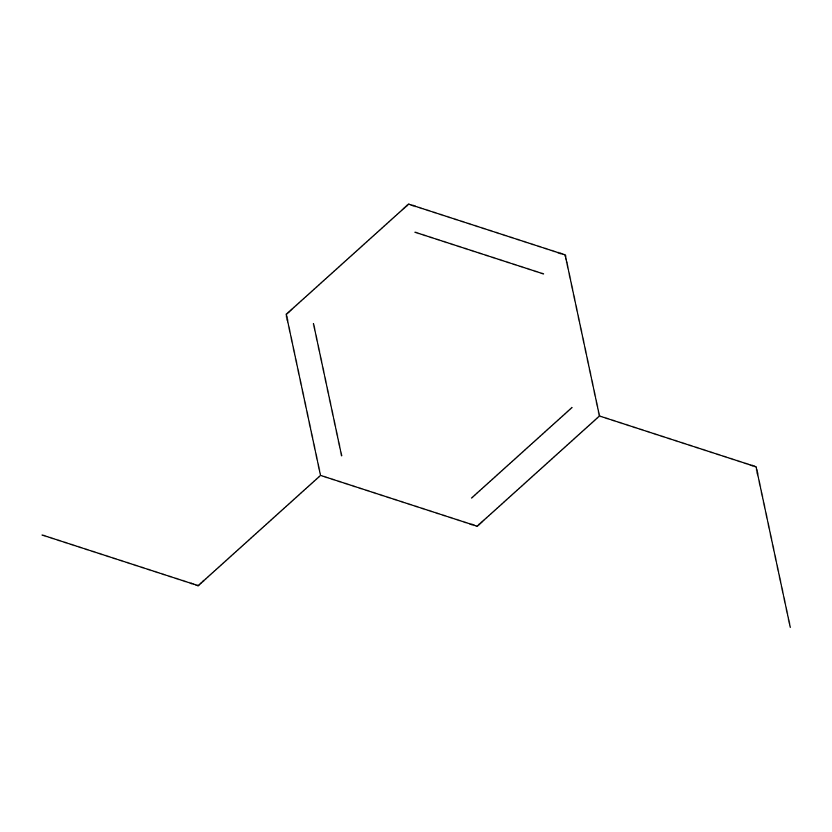 1,3-Diethylbenzene molecular structure, CAS 141-93-5