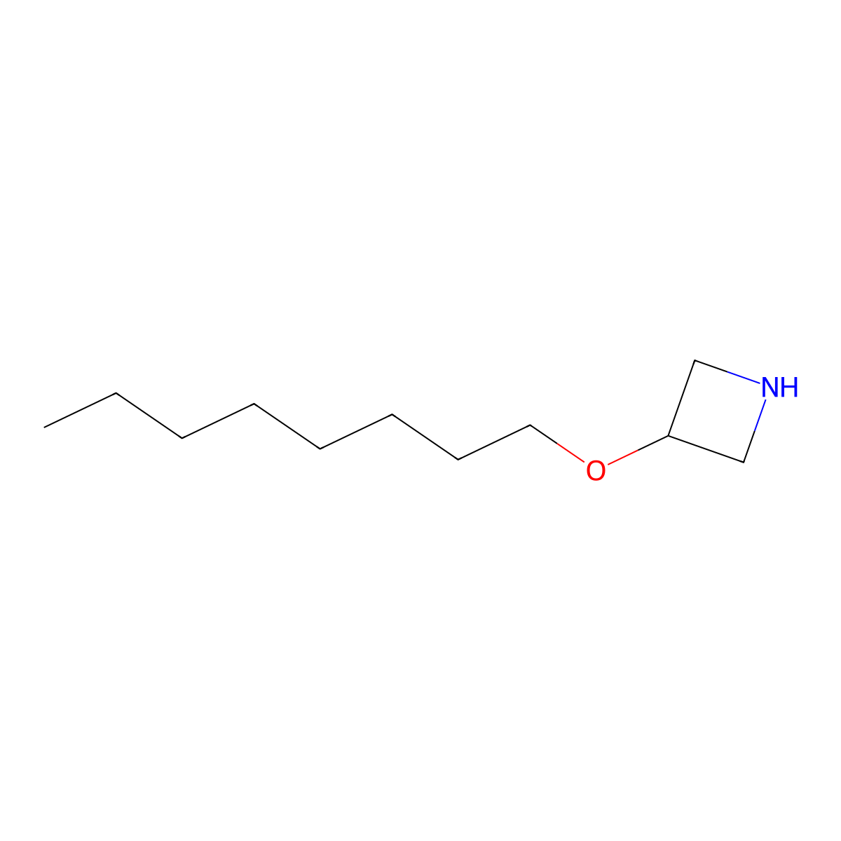 3-(Octyloxy)azetidine molecular structure, CAS 1410002-81-1