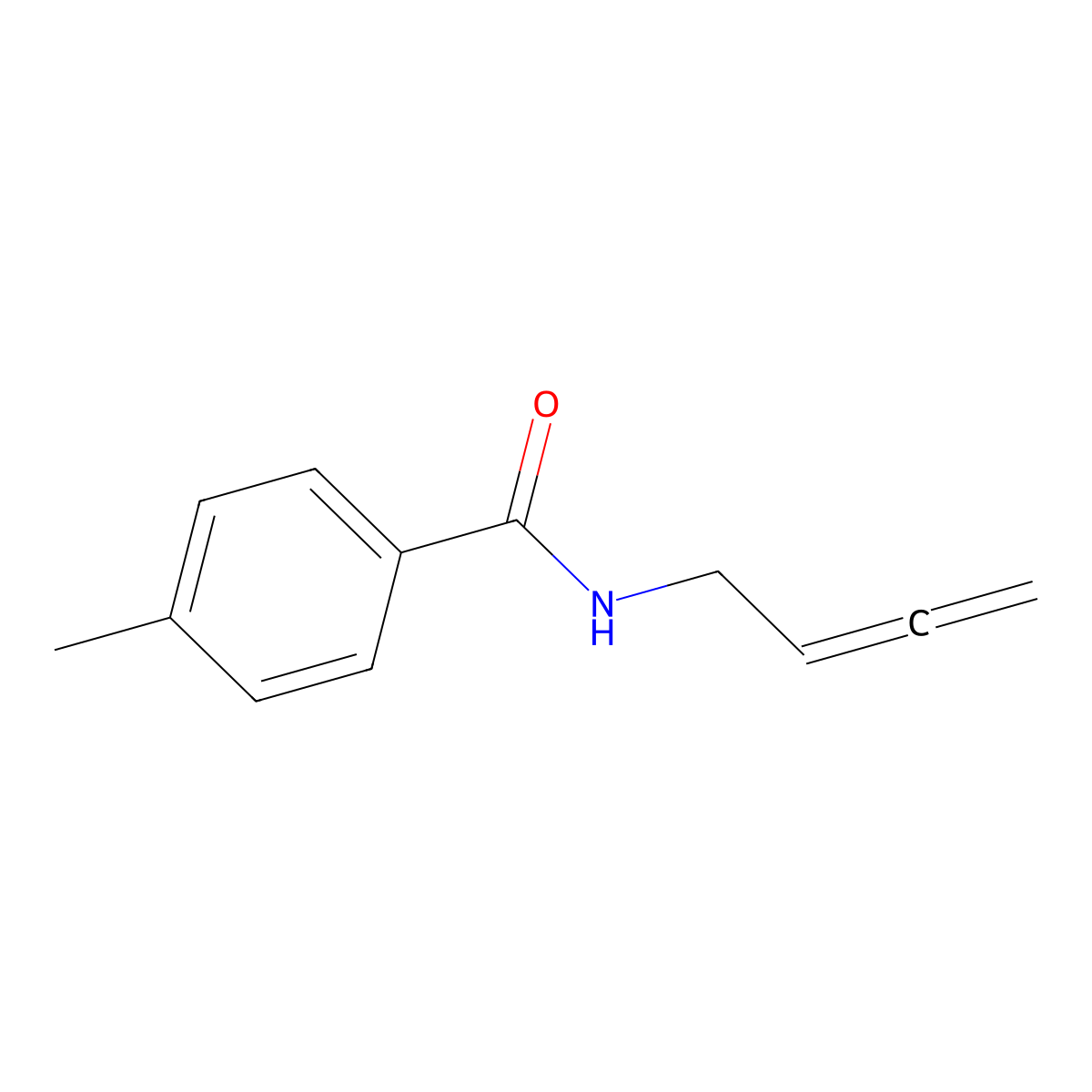N-(Buta-2,3-dien-1-YL)-4-methylbenzamide molecular structure, CAS 1410038-63-9