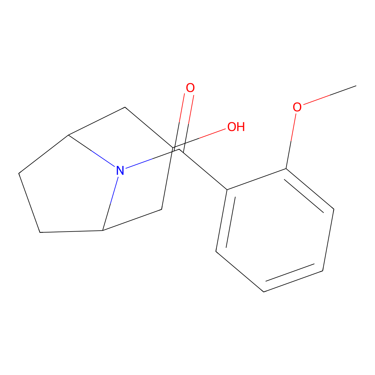 8-(2-Methoxybenzoyl)-8-azabicyclo[3.2.1]octan-3-ol molecular structure, CAS 1410110-35-8