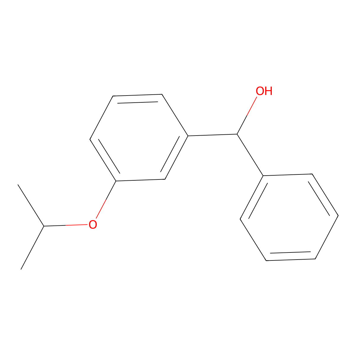 (3-Isopropoxyphenyl)(phenyl)methanol molecular structure, CAS 1410128-59-4