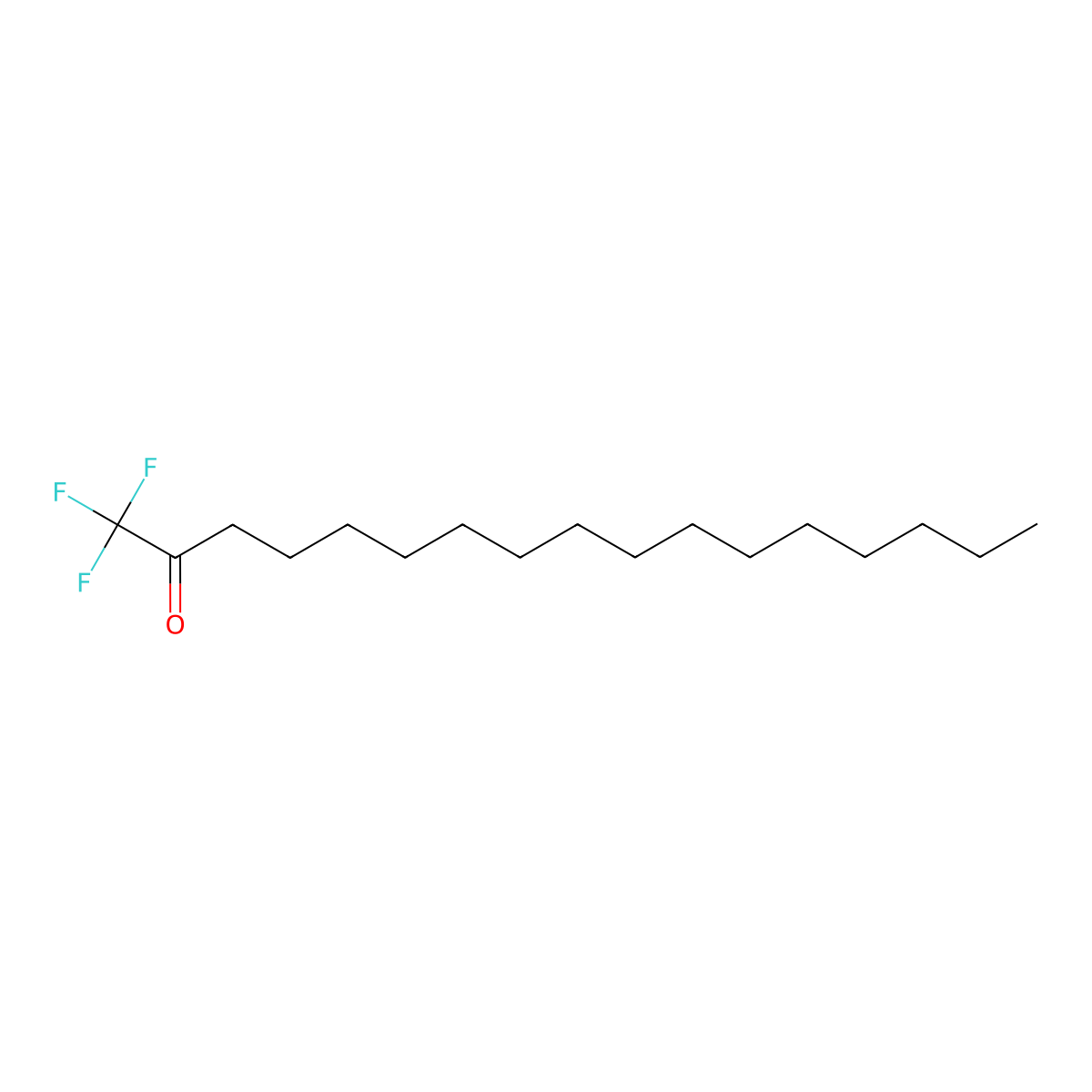 2-Heptadecanone, 1,1,1-trifluoro- molecular structure, CAS 141022-99-3
