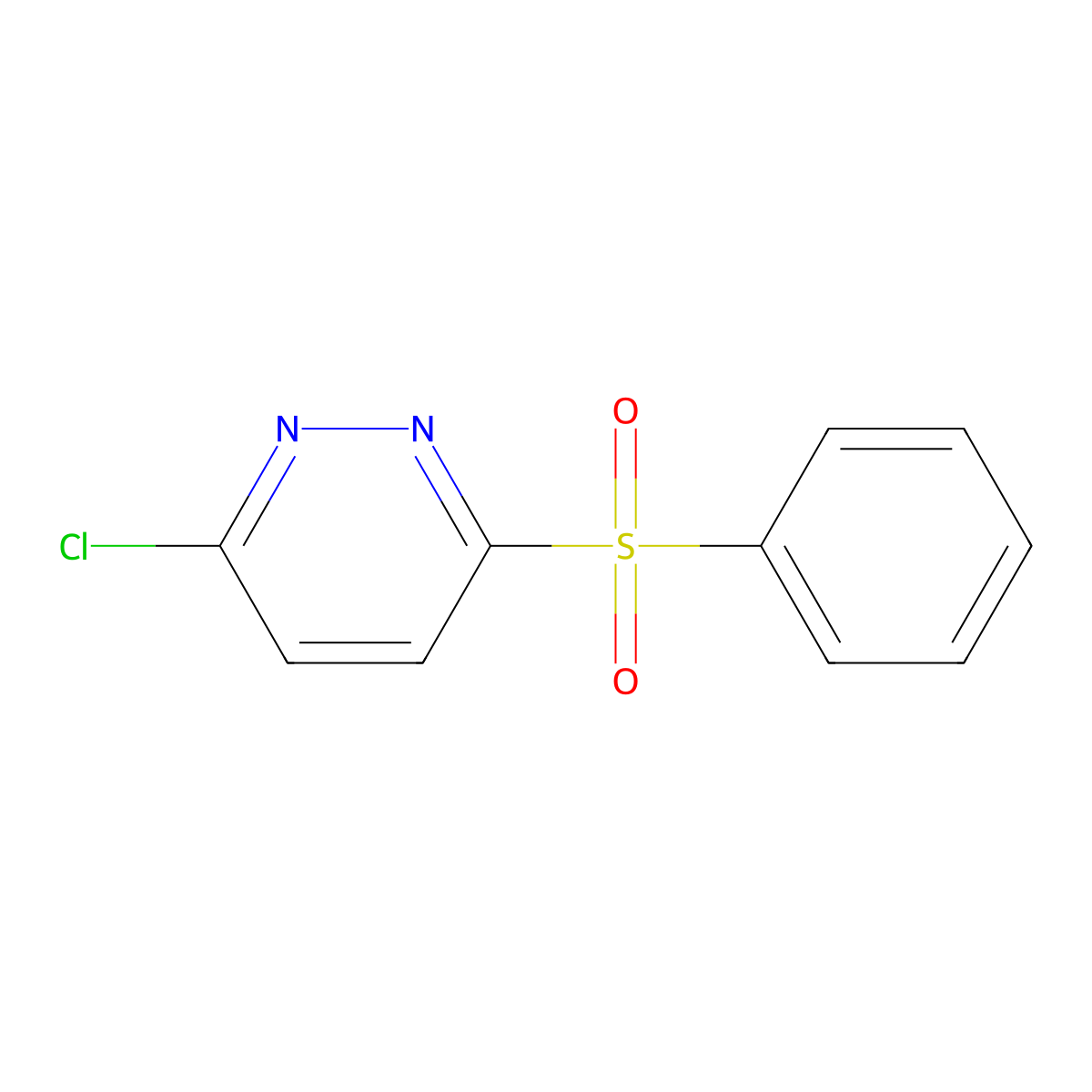 3-(Benzenesulfonyl)-6-chloropyridazine molecular structure, CAS 141060-79-9