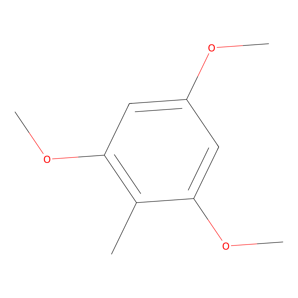 2,4,6-Trimethoxytoluene molecular structure, CAS 14107-97-2